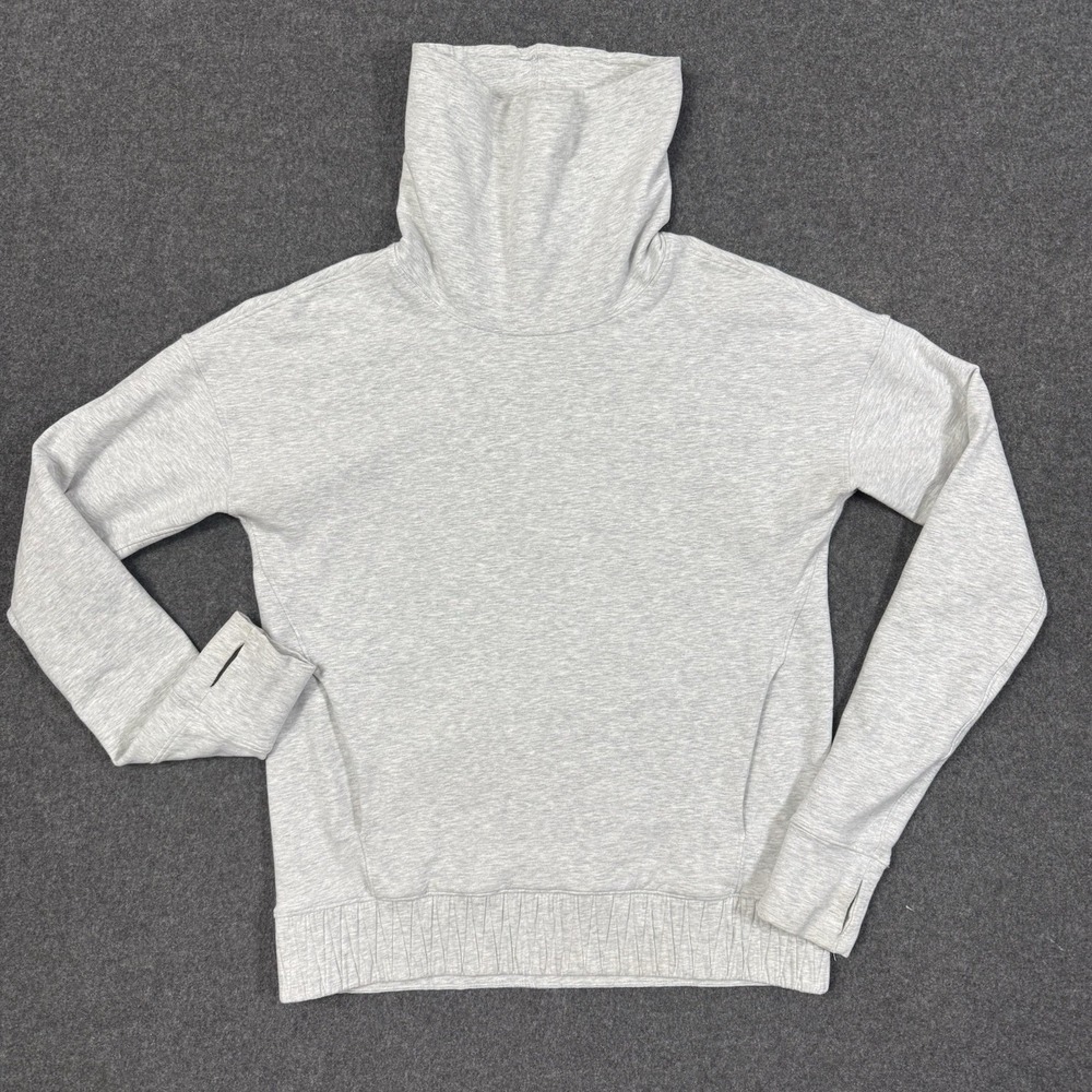 Lululemon Women's Funnel Neck Pullover Sweatshirt Gray Size 2